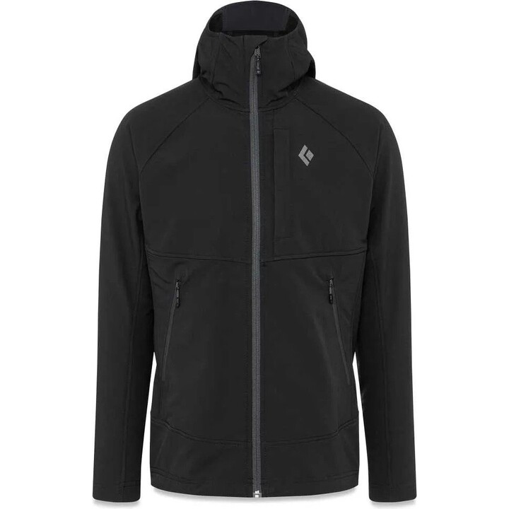 Casaco softshell Black Diamond, preto