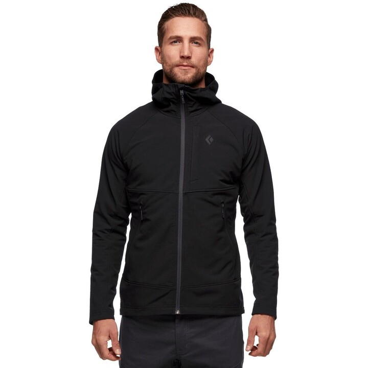 Black Diamond softshell jacket, black