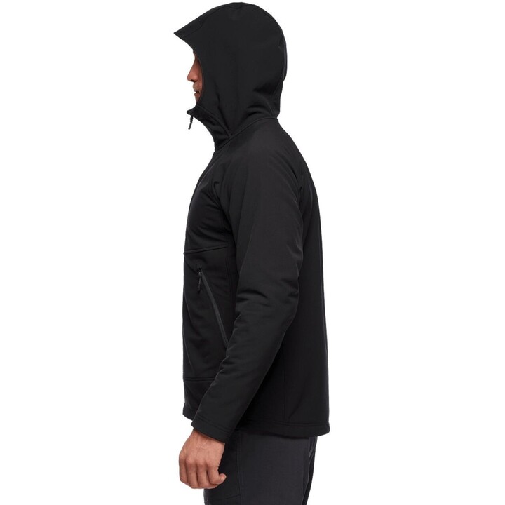 Chaqueta softshell Black Diamond, negra