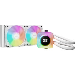 BeQuiet Refrigeración líquida Light Loop IO LCD 240 mm Blanco