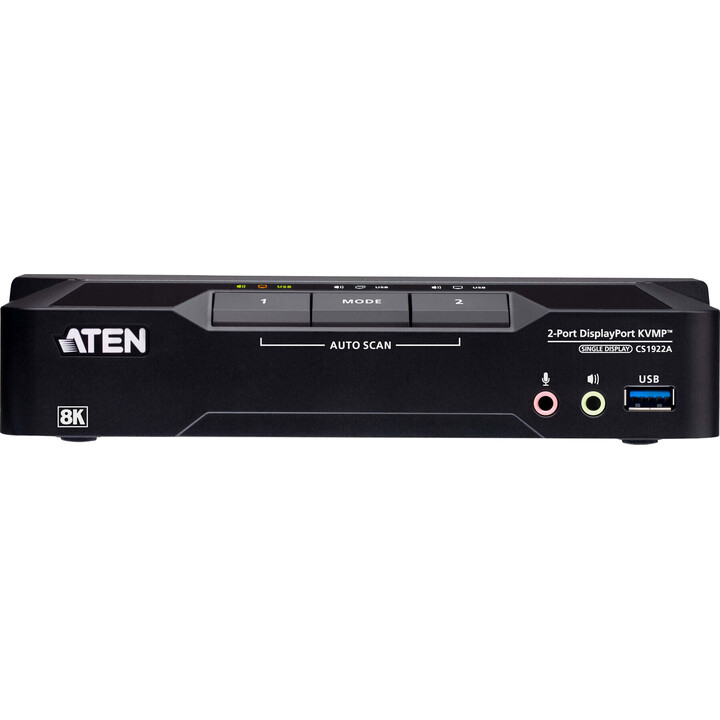 2-Port USB 3.0 8K DP KVMP Switch