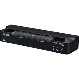 Commutateur KVMP double affichage 8K DP 8 ports USB 3.0 à 4 ports