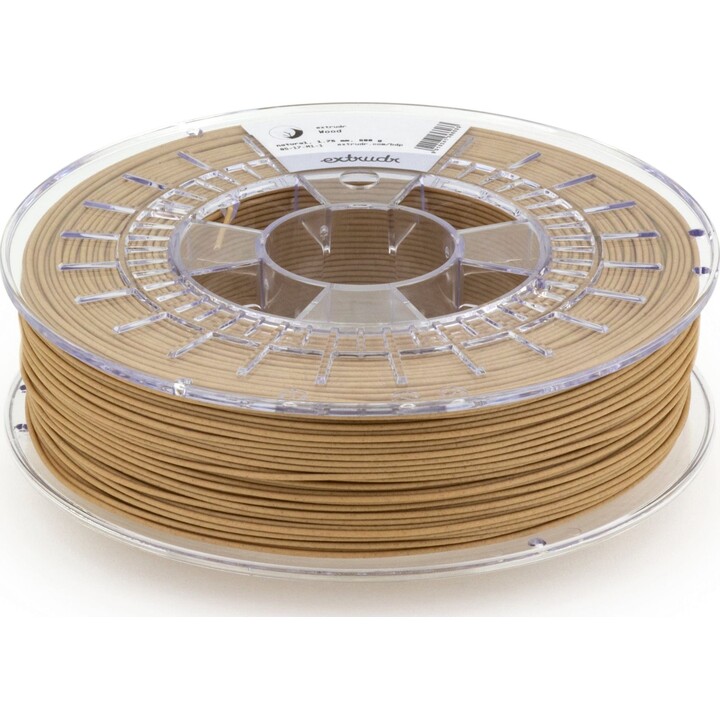 Extrudr Wood filamento de madeira 1,75 mm 800 g natural