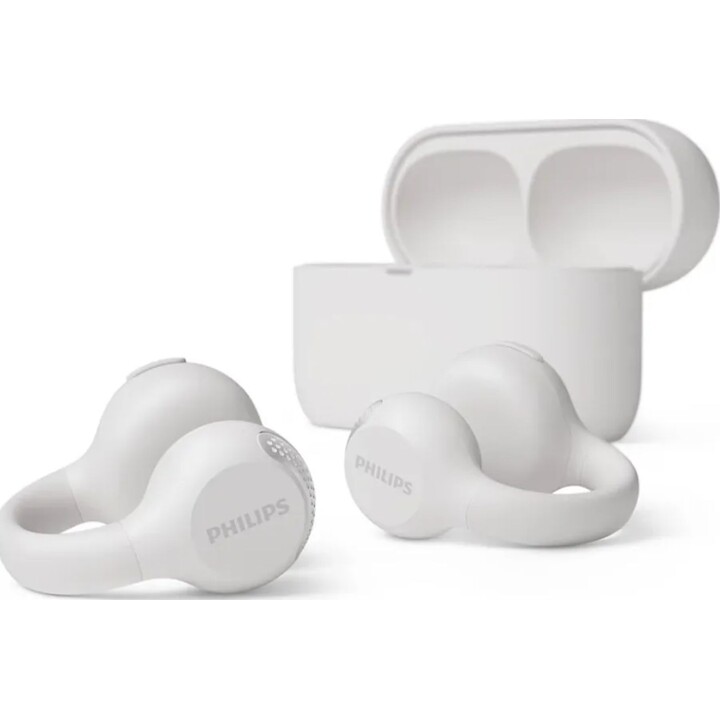 Philips TAQ2000WT Auricolari wireless TWS Bluetooth 5.4 28h open-ear Bianco