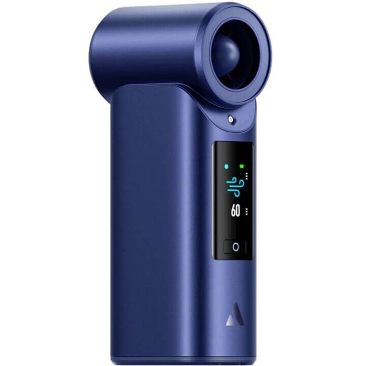 Ventilatore portatile ultraleggero AECOOLY, colore grigio.