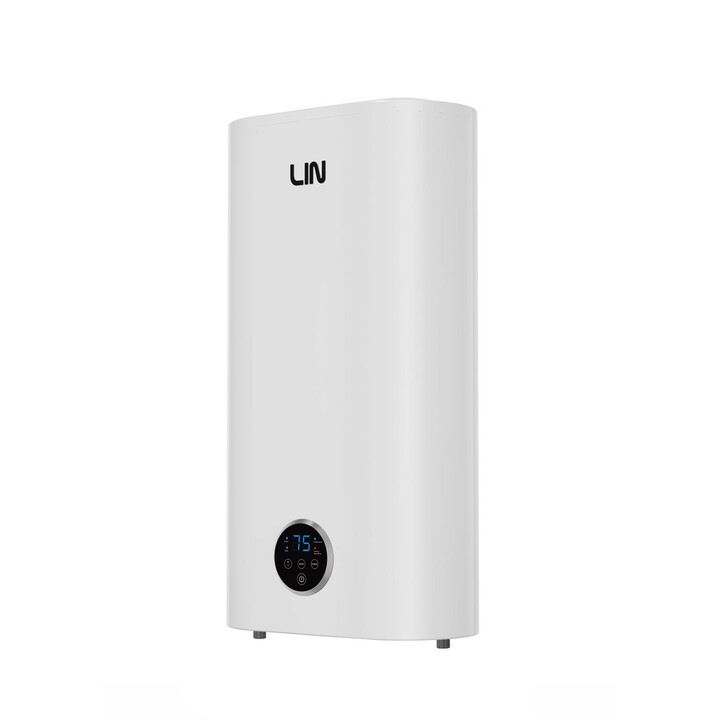 Aquecedor de água elétrico universal LIN LIFVD1SMWH de 50 litros, branco