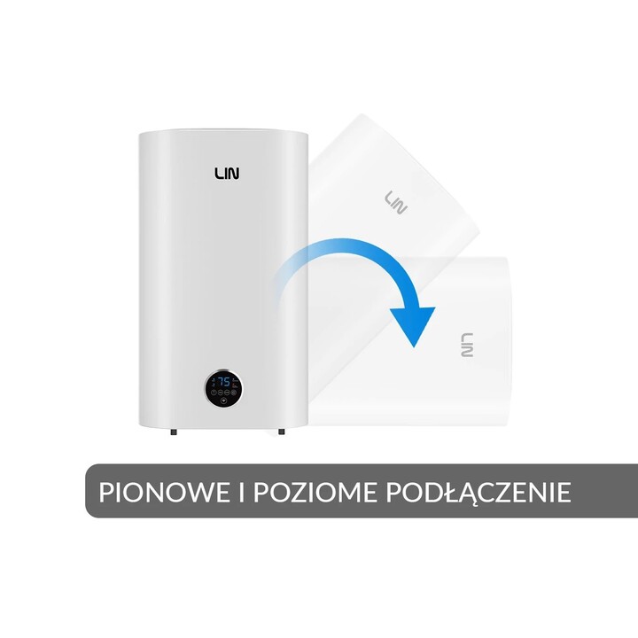 Elektrischer Warmwasserspeicher LIN LIFVD1SMWH 80 l UNIVERSAL weiß WiFi