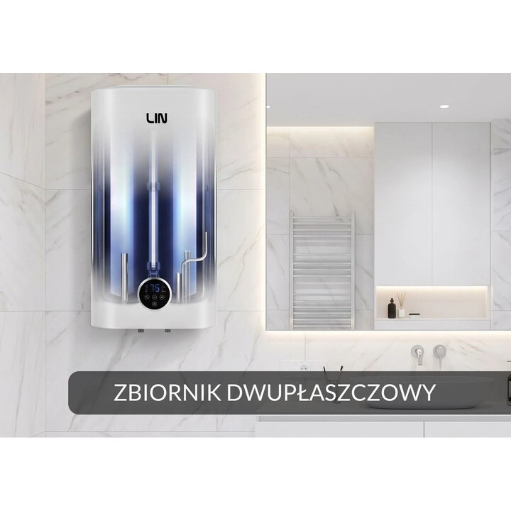 Calentador de agua eléctrico LIN LIFVD1SMWH 50L SMART blanco