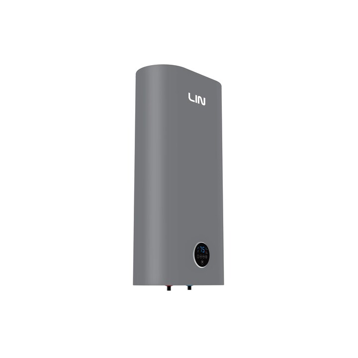 LIN LIFVD1SMGY 80 Liter Smart Electric Water Heater, Grey, with WiFi