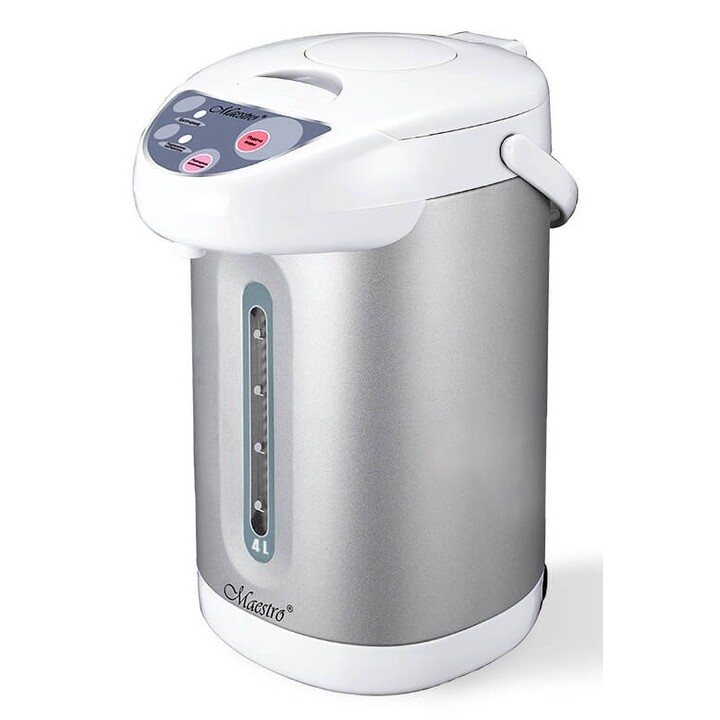 Panela a vapor Maestro MR-084, 4,5 L, aço inoxidável, branca