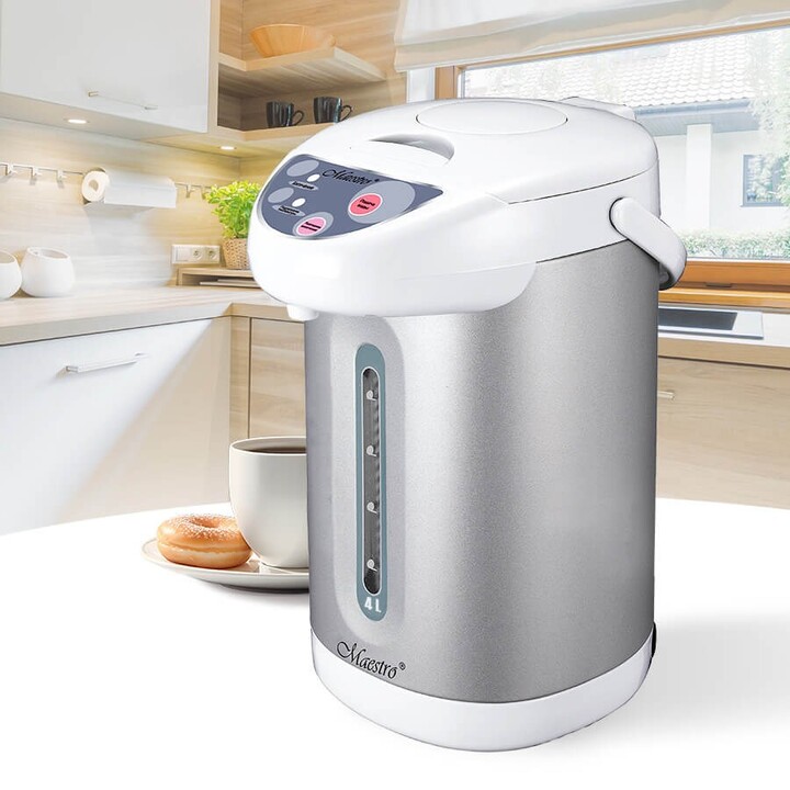 Maestro MR-084 Dampftopf 4,5 l Edelstahl, Weiß