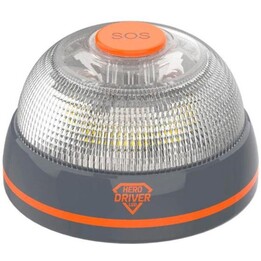 Luce di emergenza per auto HERO DRIVER LED V16 - Segnalatore omologato collegato alla DGT con geolocalizzazione