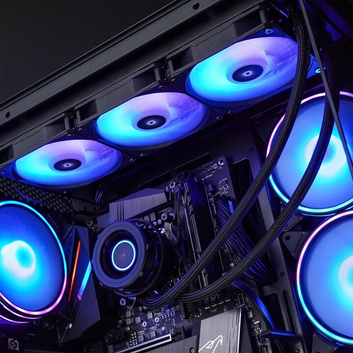Chieftec CLC-360-VRM-RGB Computer Cooling System, All-in-One Computer Case Liquid Cooling System 