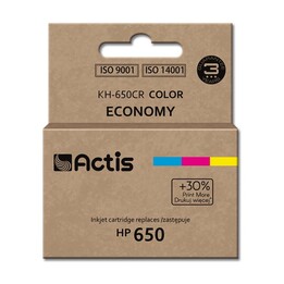 Actis Tinta KH-650CR (reemplazo HP 650 CZ102AE; Estándar; 9 ml; color)