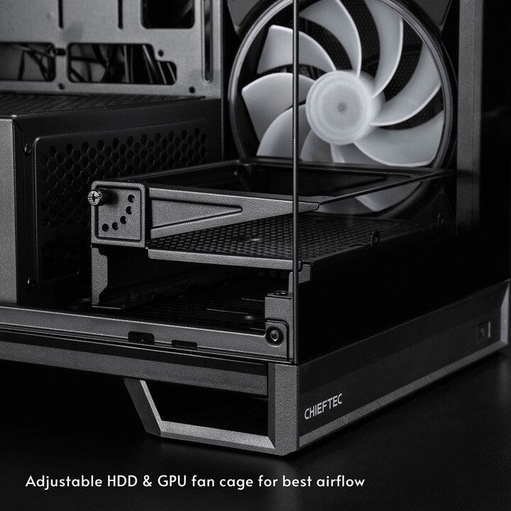 Chieftec GX-30B-OP carcasa de ordenador Midi Tower Negro