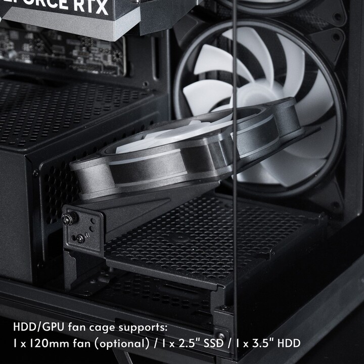 Chieftec GX-30B-OP carcasa de ordenador Midi Tower Negro