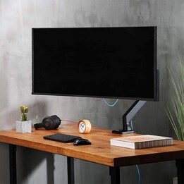 Soporte de alta calidad para televisores LCD de 17" a 32" para escritorio con articulación.