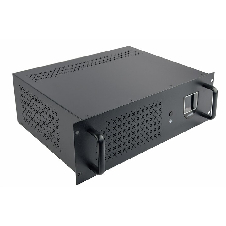 Gembird - Rack UPS 19'' 3.4u 1500va, 4xiec 230v out, iec14 in,rj11, usb, lcd system in interrumpida (UPS) Línea interact