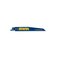 Hoja de sierra recíproca IRWIN de 300 mm, 6 pulgadas, para madera con clavos (25 unidades)