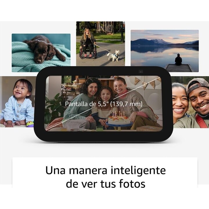 Amazon Echo Show 5 (3. Generation) in Cloud Blue mit Alexa