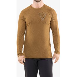 Bluza bez kaptura Viking Longsleeve Andali - light brown/black rozmiar: m