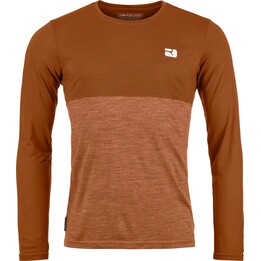 Ortovox 150 Cool Logo Camisola com capuz de manga comprida, cor Pig Brown, tamanho: M