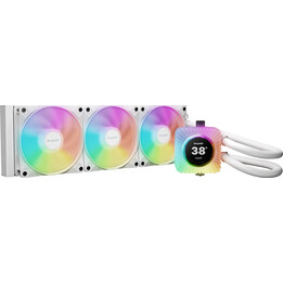 BeQuiet Water Cooling Light Loop IO LCD 360 mm Blanc