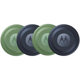 Motorola Moto Tag 2.0 Bluetooth 5.4 + UWB (Pack 4) Blue and Green