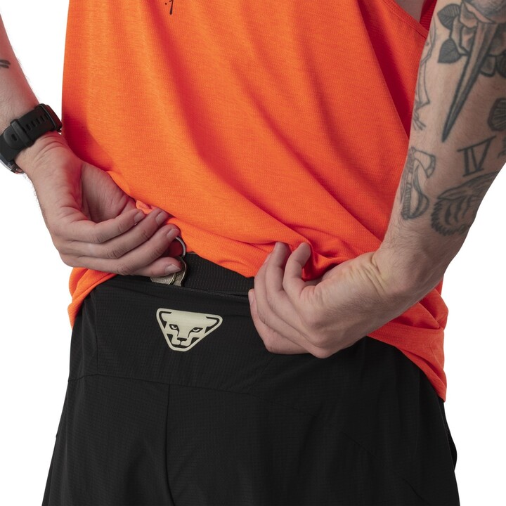 Dynafit Trail 2-in-1 Running Shorts Black/Fog Size: S