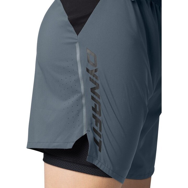 Short de course Dynafit Alpine Pro 2/1, gris cendré, taille M