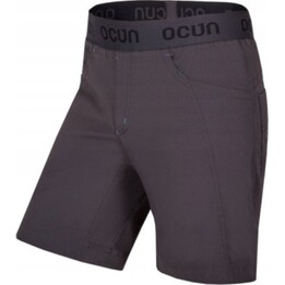 Pantalones cortos de escalada Ocun Mania Shorty, color antracita obsidiana. Talla: L