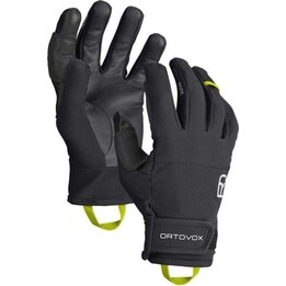 Luvas Ortovox Tour Light, cor Raven Black, tamanho: S