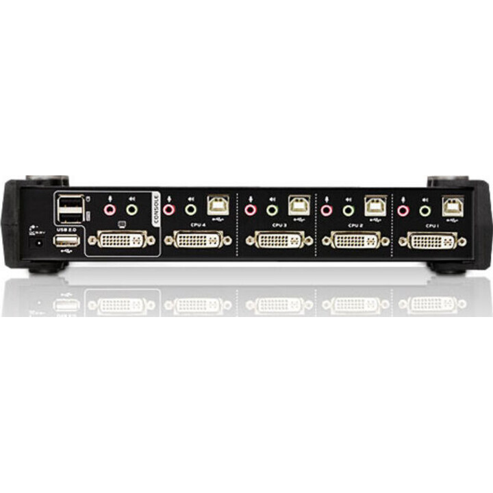KVM SWITCH 4 USB DVI CS1764A PORT