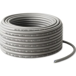 UTP-Patchkabel Cat6 Kupfer Cu LAN 25m grau