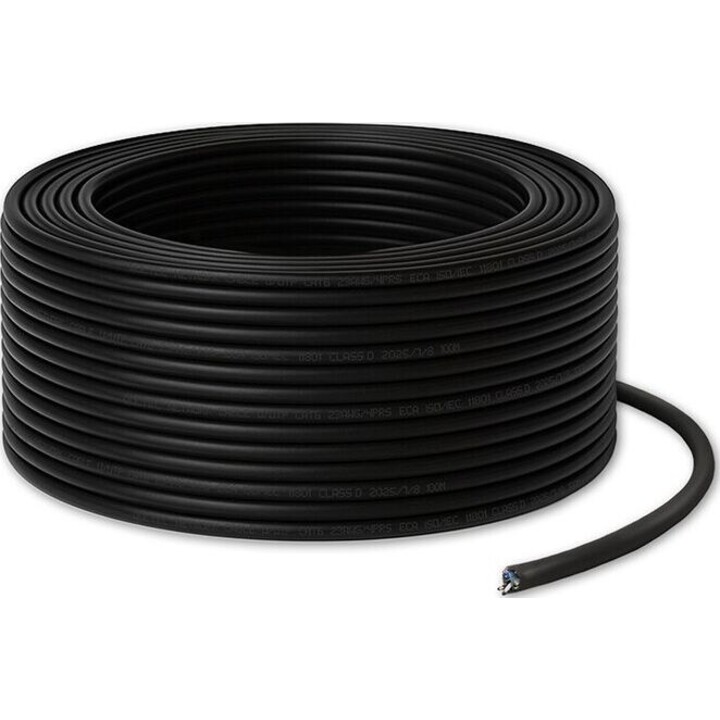 Cable de conexión UTP CAT6 LAN de 100 m, color negro