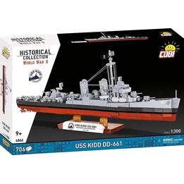 Cobi Factory SA USS Kidd DD-661 destroyer gris