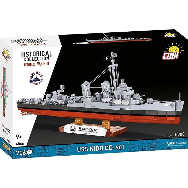 Cobi Factory SA USS Kidd DD-661 destroyer gris