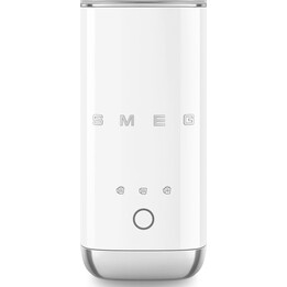 Mousseur à lait automatique Smeg MFF02WHEU style années 50, blanc