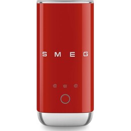 Mousseur à lait automatique Smeg MFF02RDEU style années 50, rouge