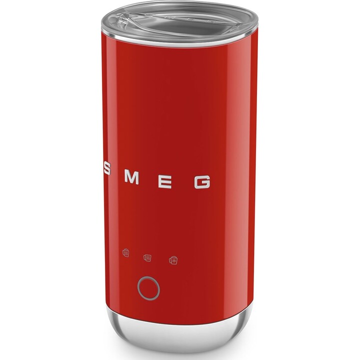 Smeg MFF02RDEU 50s Style Automatic Milk Frother, Red
