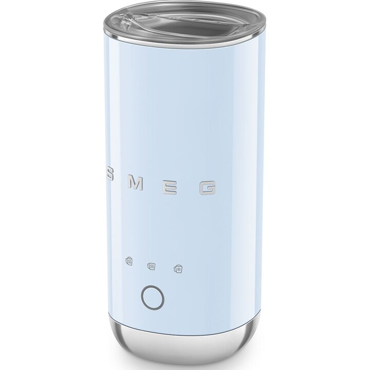 Smeg Milchaufschäumer im 50er-Jahre-Stil, Pastellblau, mff02pbeu