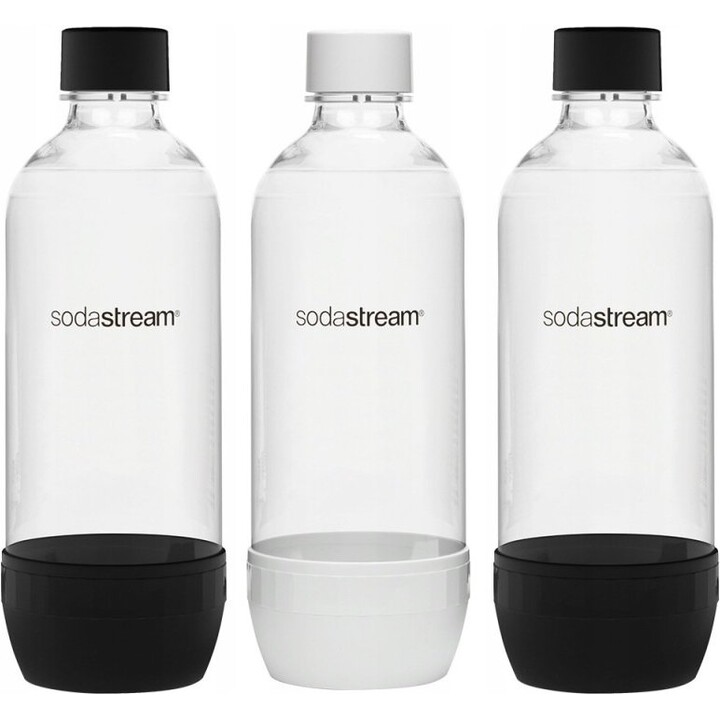 Bouteilles Sodastream PET universelles (3 bouteilles, 1 L, noires) (2260525)