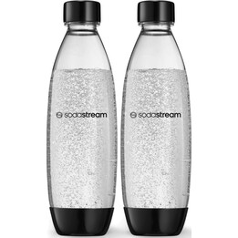 SodaStream Lot de 2 fusibles pour bouteilles PET (2 bouteilles, 1 L, bleu clair) (1742230390)