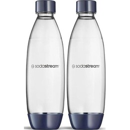 SodaStream Lot de 2 bouteilles PET (1 L, bleu foncé) (1742231390)