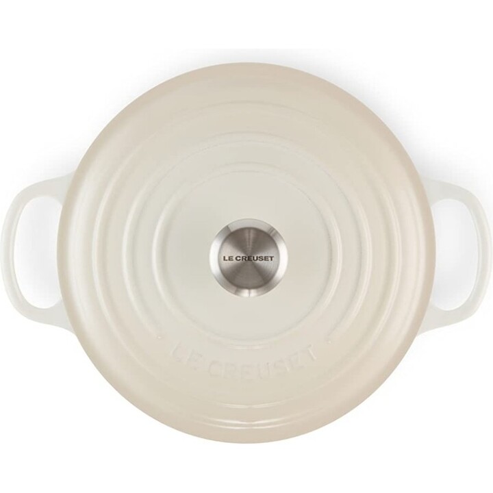 Panela redonda Le Creuset Signature, Meringue, 22 cm