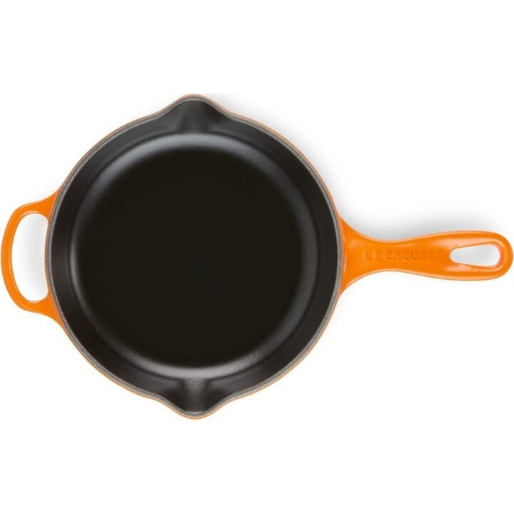Le Creuset Signature Cast Iron Skillet Pan, Red, 20 cm