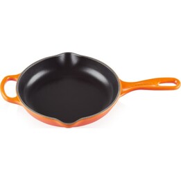 Le Creuset Signature Gusseisenpfanne, rot, 20 cm