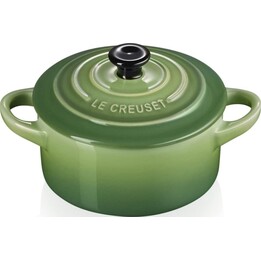 Mini cocotte Le Creuset, verde bambù, 10 x 5 cm