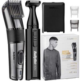 Babyliss Men's Hair Clipper, Carbon and Titanium, Smooth Precision, Black (E978E)