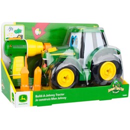 John Deere Johnny Traktor 46655 Bauernhofspielzeug, 16-teiliges Set